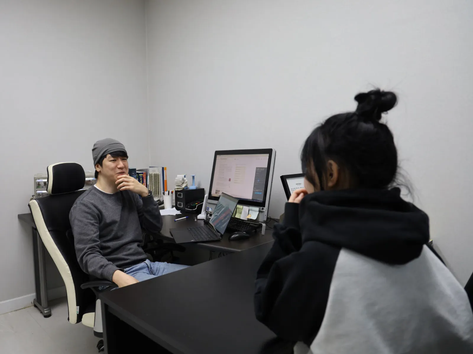 임프라수학학원 내부 전경 및 학습 공간